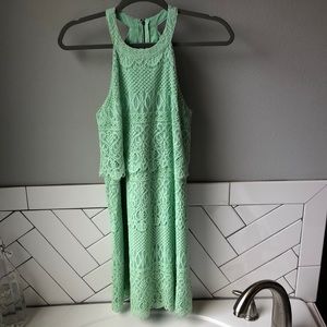 Alya XS Mint Lace Dress